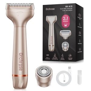 Brand New Electric Razor Facial Shaver Body Hair Removal Bikini Travel USB